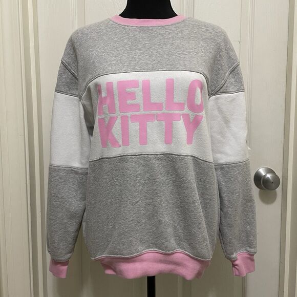 Hybrid Apparel Hello Kitty Pullover Sweatshirt‎ Crew Neck Women’s X-Small XS - Picture 1 of 6